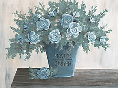 CIN3216 - Steel Blue Floral II - 18x12