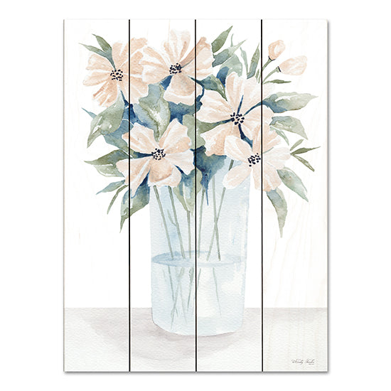 Cindy Jacobs CIN3251PAL - CIN3251PAL - Sweet Sophistication Floral I - 12x16 Peach Flowers, Flowers, Bouquet, Vase, Watercolor, Neutral Palette from Penny Lane