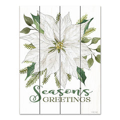 CIN3326PAL - Season's Greetings Poinsettia - 12x16