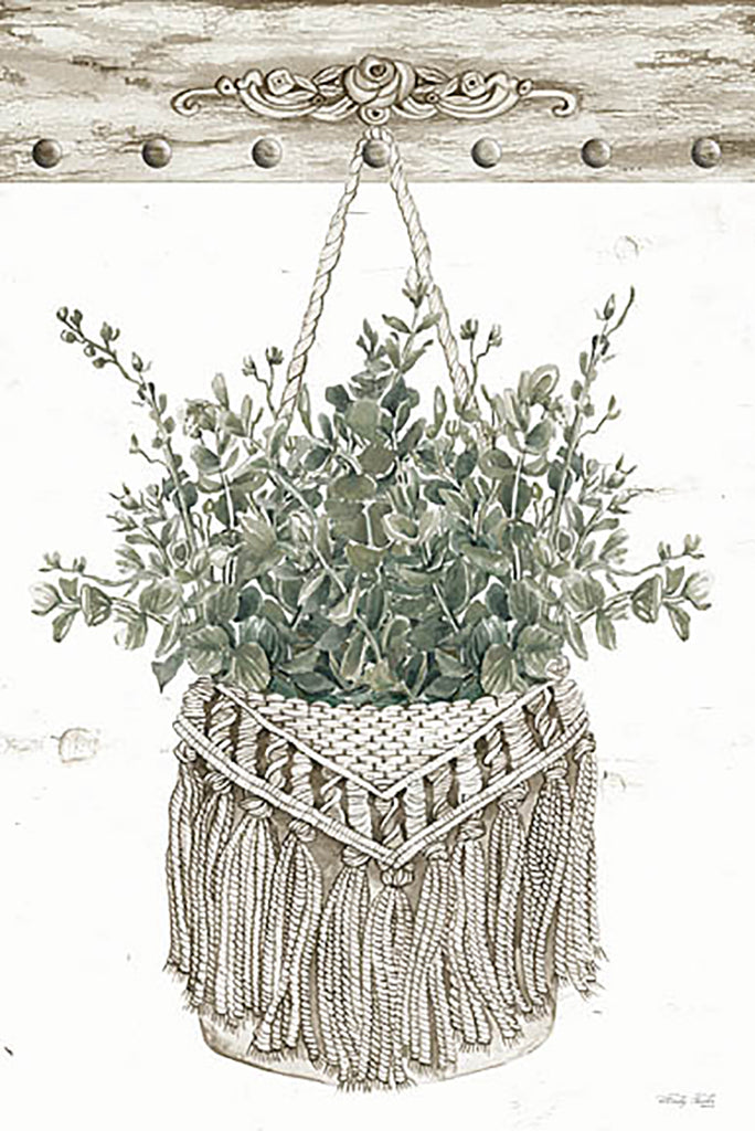 Cindy Jacobs Licensing CIN3355LIC - CIN3355LIC - Macrame Purse with Greenery I - 0  from Penny Lane