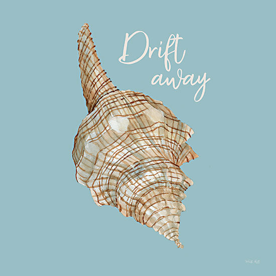 Cindy Jacobs CIN3538 - CIN3538 - Drift Away Seashell - 12x12 Drift Away, Seashell, Shell, Coastal, Signs, Leisure from Penny Lane