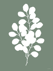 CIN3817 - Leaf Silhouette on Sage II - 12x16