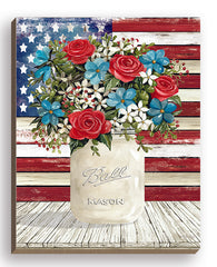 CIN3835FW - Patriotic Blooms - 16x20