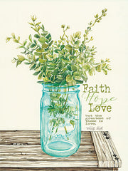 CIN820 - Faith, Hope, Love and Eucalyptus - 12x16