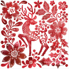 CTD102 - Folkloric Red Deer - 12x12