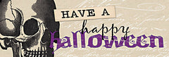 DOG222A - Happy Halloween Skeleton - 36x12