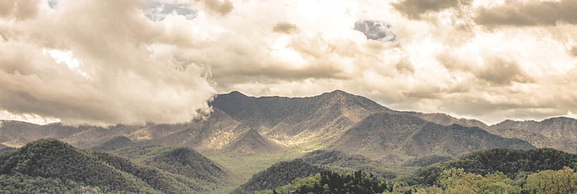 Donnie Quillen DQ218 - DQ218 - Before the Storm - 24x8  Photography, Mountains, Trees, Landscape, Clouds, Nature from Penny Lane