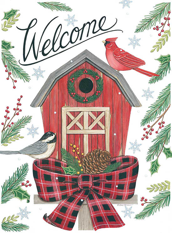 Deb Strain Licensing DS1890 - DS1890 - Winter Barn Birdhouse - 0  from Penny Lane