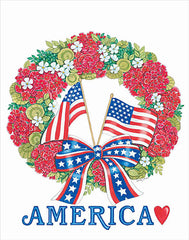 DS1910 - Patriotic Wreath - 0