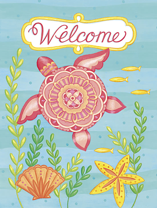 Deb Strain Licensing DS1916 - DS1916 - Patterned Turtle Welcome - 0  from Penny Lane