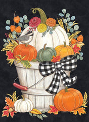 DS2063LIC - Fall Bucket with Chickadee - 0