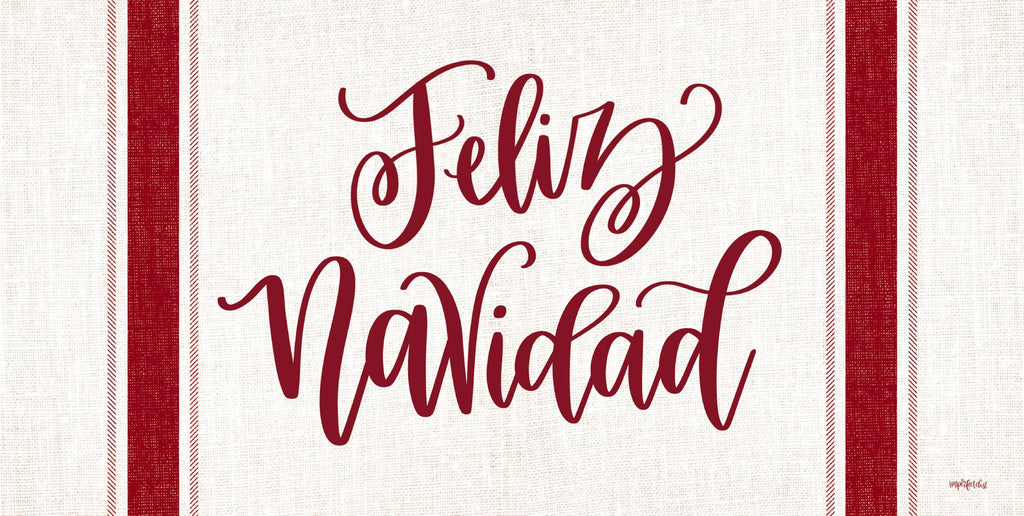 Imperfect Dust DUST534 - DUST534 - Feliz Navidad     - 18x9 Holidays, Christmas, Red & White, Feliz Navidad, Spanish, Signs from Penny Lane