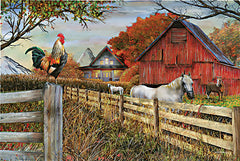 ED425 - Standing Guard Rooster - 18x12