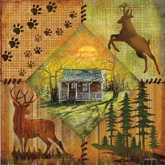 ED472 - Deer in the Woods - 12x12