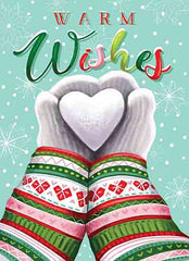 ET264 - Warm Wishes Heart Snowball - 12x16