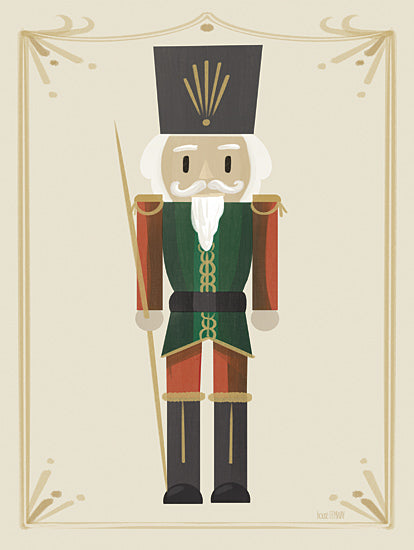 House Fenway FEN1120 - FEN1120 - Classic Nutcracker II - 12x16 Christmas, Holidays, Nutcracker, Gold Outline from Penny Lane