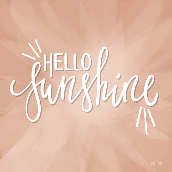 House Fenway FEN181 - FEN181 - Hello Sunshine     - 12x12 Signs, Typography, Hello Sunshine from Penny Lane