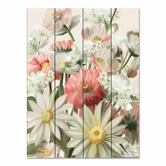 House Fenway FEN579PAL - FEN579PAL - Summer Wildflowers - 12x16 Flowers, Wildflowers, Pink, White, Summer Flowers, Blooms, Botanical from Penny Lane