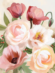 FEN617 - Posing Poppies - 12x16