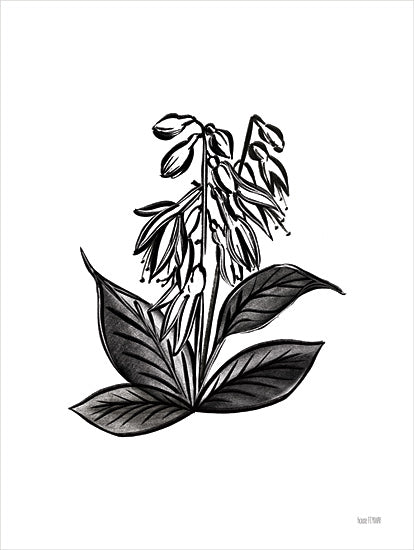 House Fenway FEN690 - FEN690 - Pen and Ink Wildflower III - 12x16 Flowers, Pen and Ink, Black & White, Wildflowers from Penny Lane