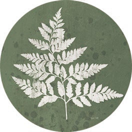 House Fenway FEN852RP - FEN852RP - Fern Botanical I - 18x18 Fern, Botanical, Leaf, Green & White, Fall, Greenery from Penny Lane