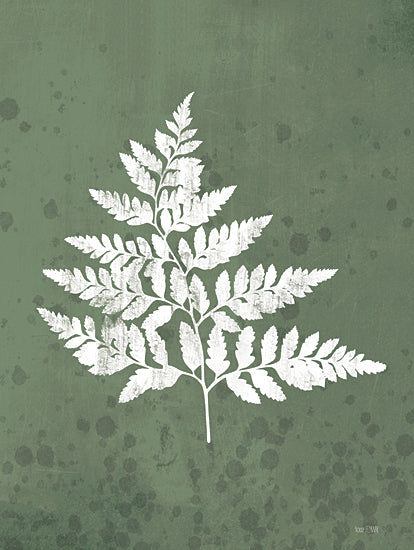 House Fenway FEN852 - FEN852 - Fern Botanical I - 12x16 Fern, Botanical, Leaf, Green & White, Fall, Greenery from Penny Lane