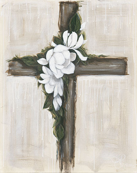 Hollihocks Art Licensing HH191LIC - HH191LIC - Magnolia Flowered Cross - 0  from Penny Lane