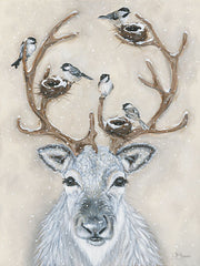 HH233 - Chickadee Deer - 12x16