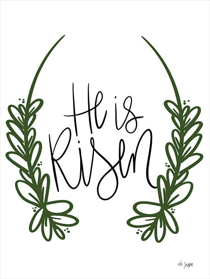 Jaxn Blvd. JAXN541 - JAXN541 - He is Risen - 12x16 He is Risen, Greenery, Signs, Easter from Penny Lane