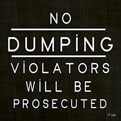 JAXN599 - No Dumping - 12x12