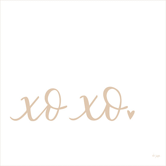 Jaxn Blvd. JAXN673 - JAXN673 - XO XO - 12x12 Inspirational, Love, XO XO, Heart, Gold, Symbols, Patterns from Penny Lane