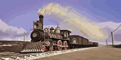 JGS362 - Steam Locomotive III     - 18x9