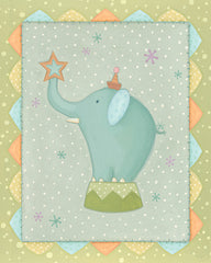 JGS393 - Circus Elephant      - 12x16