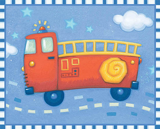 JG Studios Licensing JGS398 - JGS398 - Blue Firetruck - 0  from Penny Lane