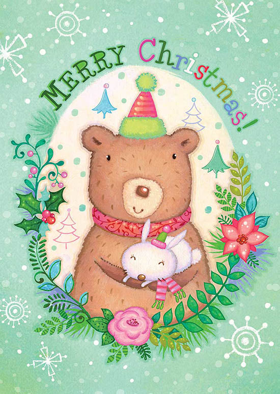 JG Studios Licensing JGS407 - JGS407 - Christmas Bear - 0  from Penny Lane