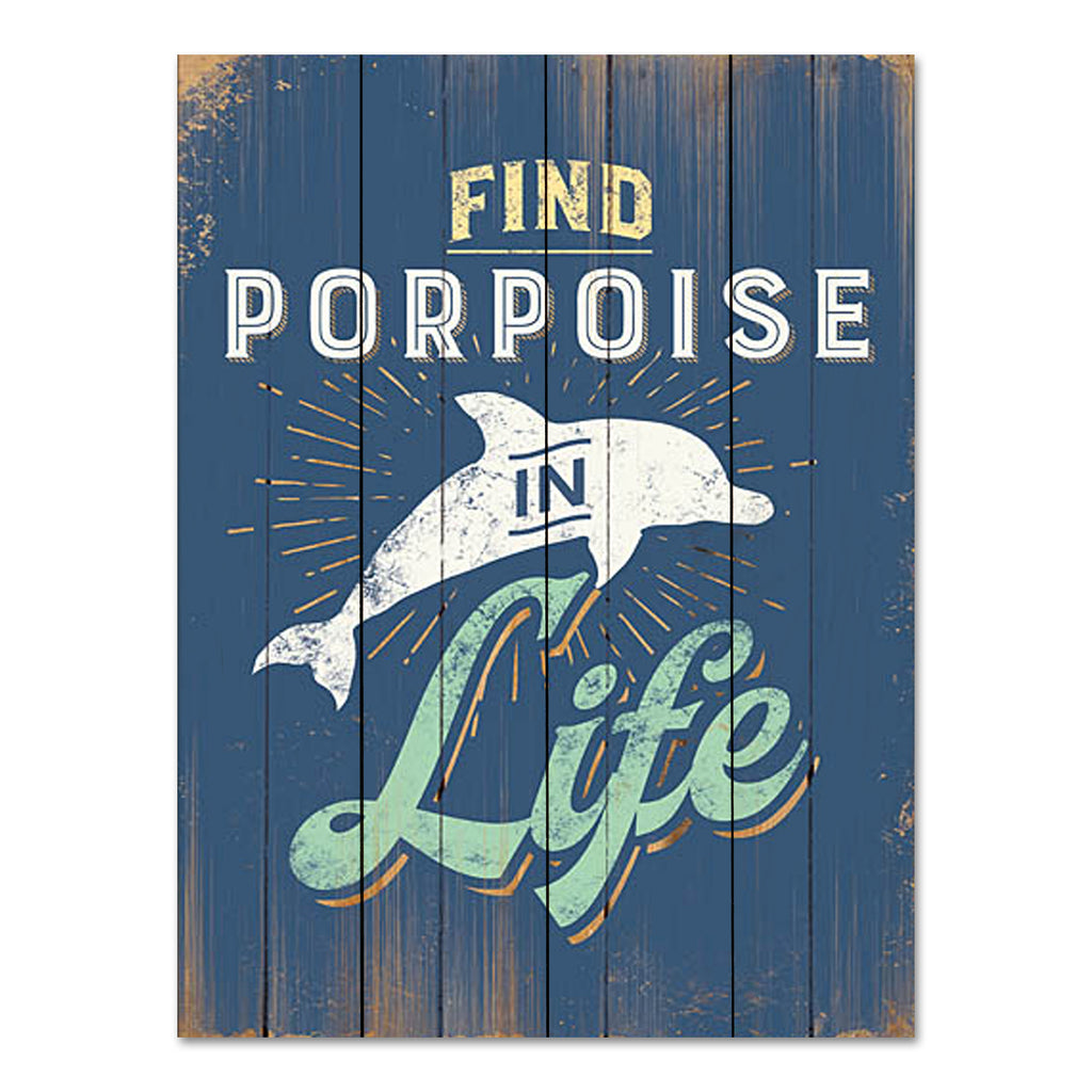 JG Studios JGS506PAL - JGS506PAL - Find Porpoise in Life - 12x16  from Penny Lane