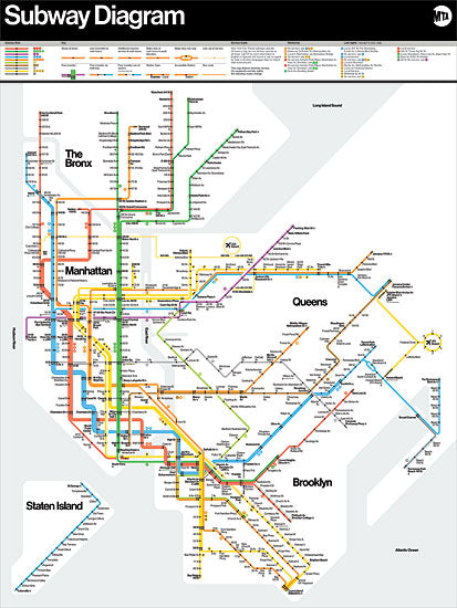 JG Studios Licensing JGS525LIC - JGS525LIC - Subway Diagram - 0  from Penny Lane