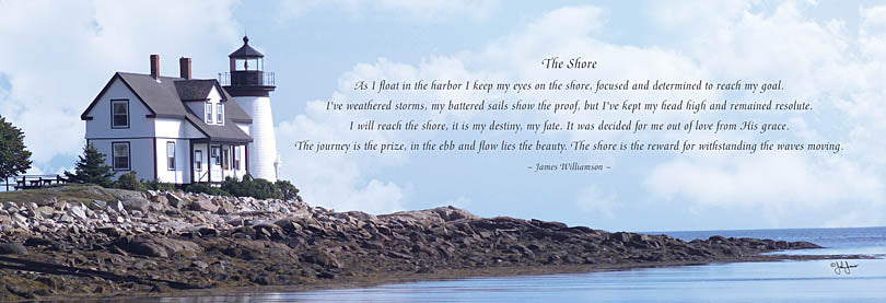 John Jones JJ523A - The Shore - Lighthouse, Shore, Coastal, Inspiring from Penny Lane Publishing