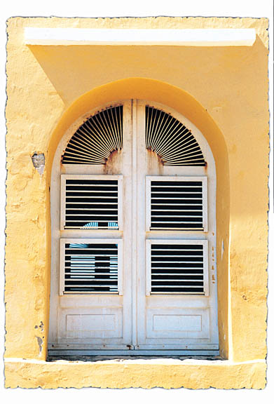 John Jones JJAR1003 - Beach House Window - Building, Window, Beach from Penny Lane Publishing