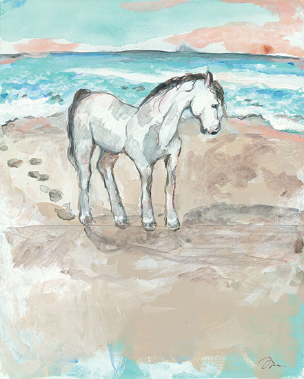 Jessica Mingo JM300 - JM300 - Sea Horse - 12x16 Horse, Beach, Sea, Coastal from Penny Lane