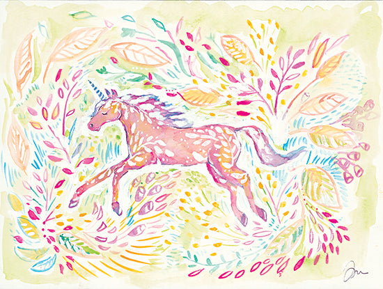 Jessica Mingo JM357 - JM357 - Unicorn Dreams - 16x12 Unicorn, Fantasy, Whimsical, Children, Pastel from Penny Lane