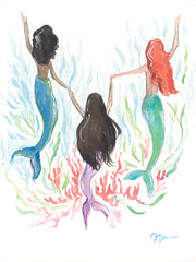 JM525 - Mermaid Friends     - 12x16