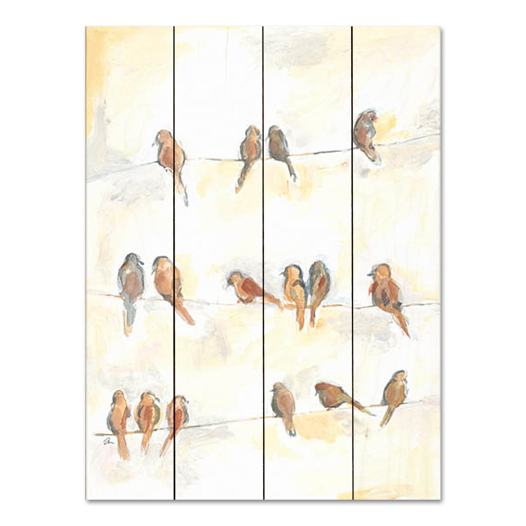 Jessica Mingo JM543PAL - JM543PAL - Cozy Dwellings - 12x16 Abstract, Birds, Birds on a Wire from Penny Lane