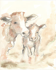 JM547 - Cow and Calf - 12x16