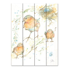 JM548PAL - Mother Bird and Hatchlings - 12x16