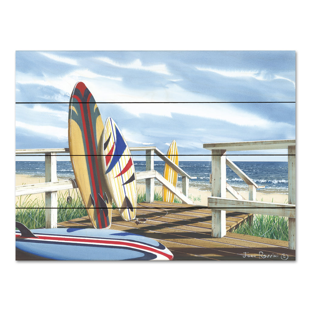 John Rossini JR392PAL - JR392PAL - Waiting on the Waves - 16x12  from Penny Lane