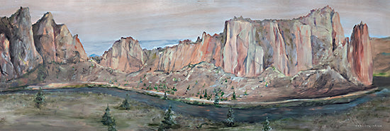 Kamdon Kreations KAM145A - KAM145A - Smith Rock - 36x12 Mountains, Rocks, Road, Path, Desert, Landscape, Rustic from Penny Lane