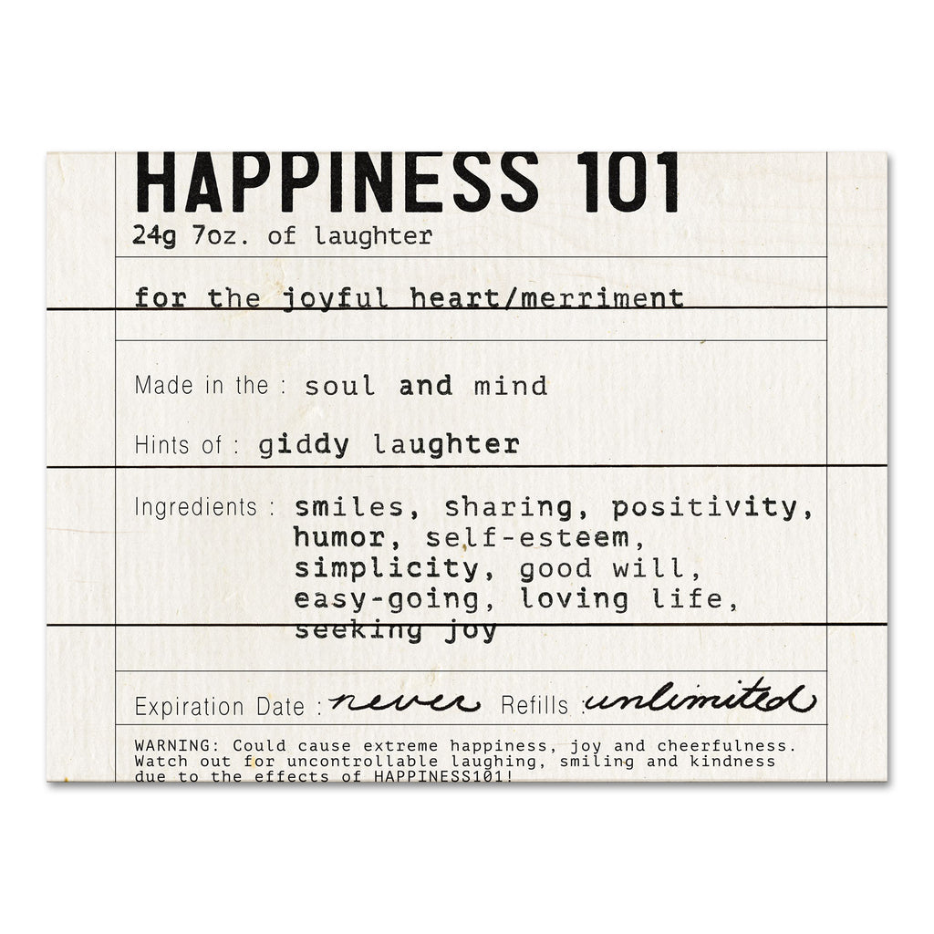 Kamdon Kreations KAM436PAL - KAM436PAL - Happiness 101 - 16x12 Happiness, What is Happiness, Whimsical, Tween, Typography, Signs from Penny Lane