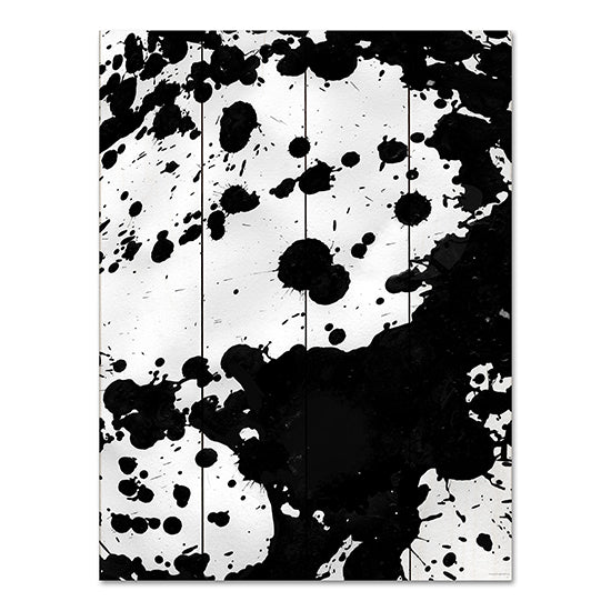 Kamdon Kreations KAM497PAL - KAM497PAL - Butterfly Effect II - 12x16 Abstract, Black & White, Paintbrush Splatter from Penny Lane