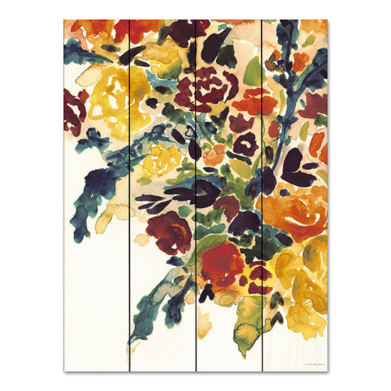 Kamdon Kreations KAM591PAL - KAM591PAL - In an Instant    - 12x16 Abstract, Flowers, Watercolor, Dark Colors from Penny Lane